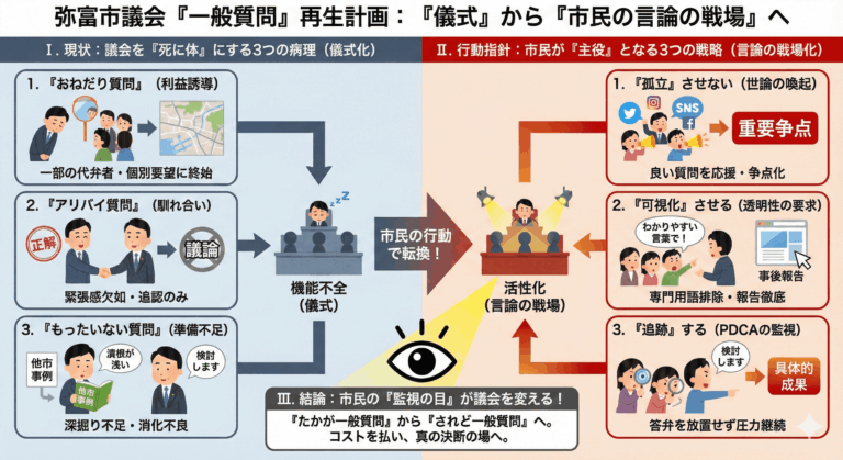 弥富市議会「一般質問」再生計画-min
