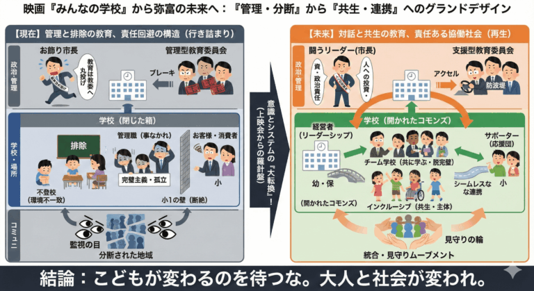 映画『みんなの学校』から弥富の未来へ-min