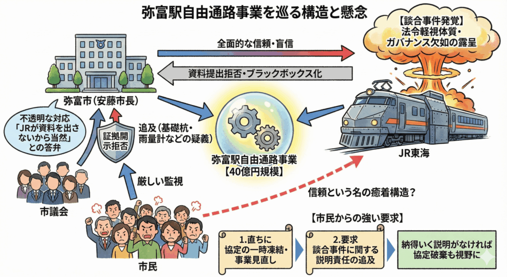JR東海の談合事件発覚を受けた、弥富駅事業への懸念-min