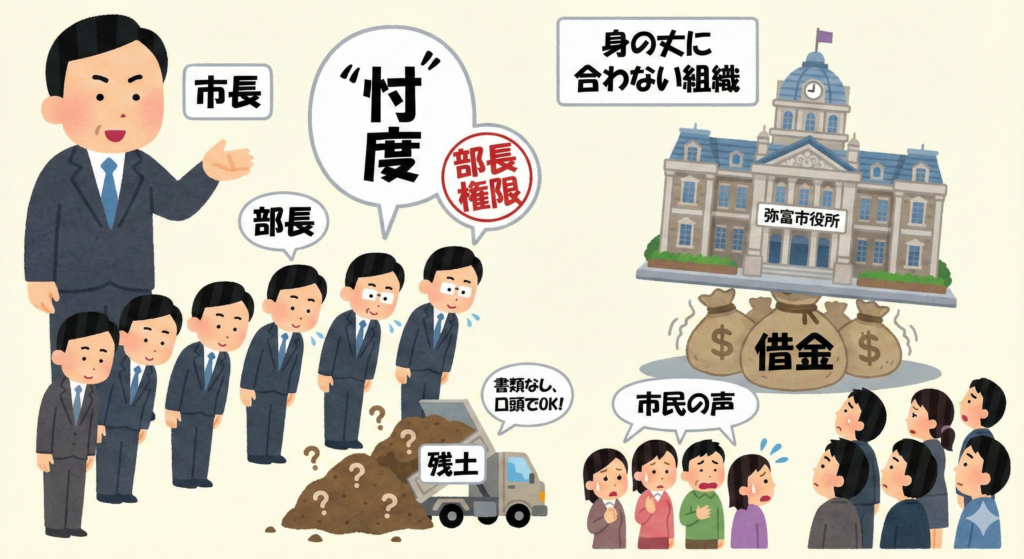 忖度で動く組織の危うさ ～弥富市役所「部長権限」問題の本質～