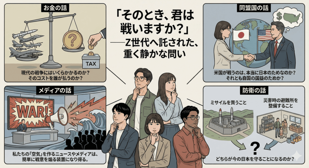 「そのとき、君は戦いますか？」——Z世代へ託された、重く静かな問いmini