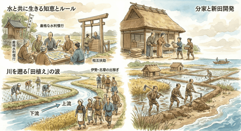 分家と新田開発-min