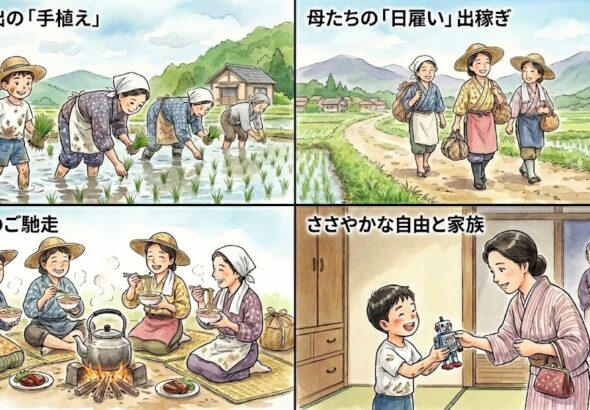 昭和の田植え風景