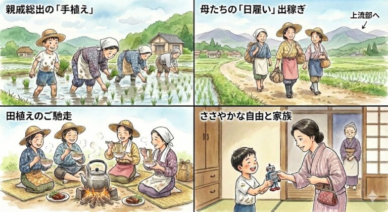 昭和の田植え風景